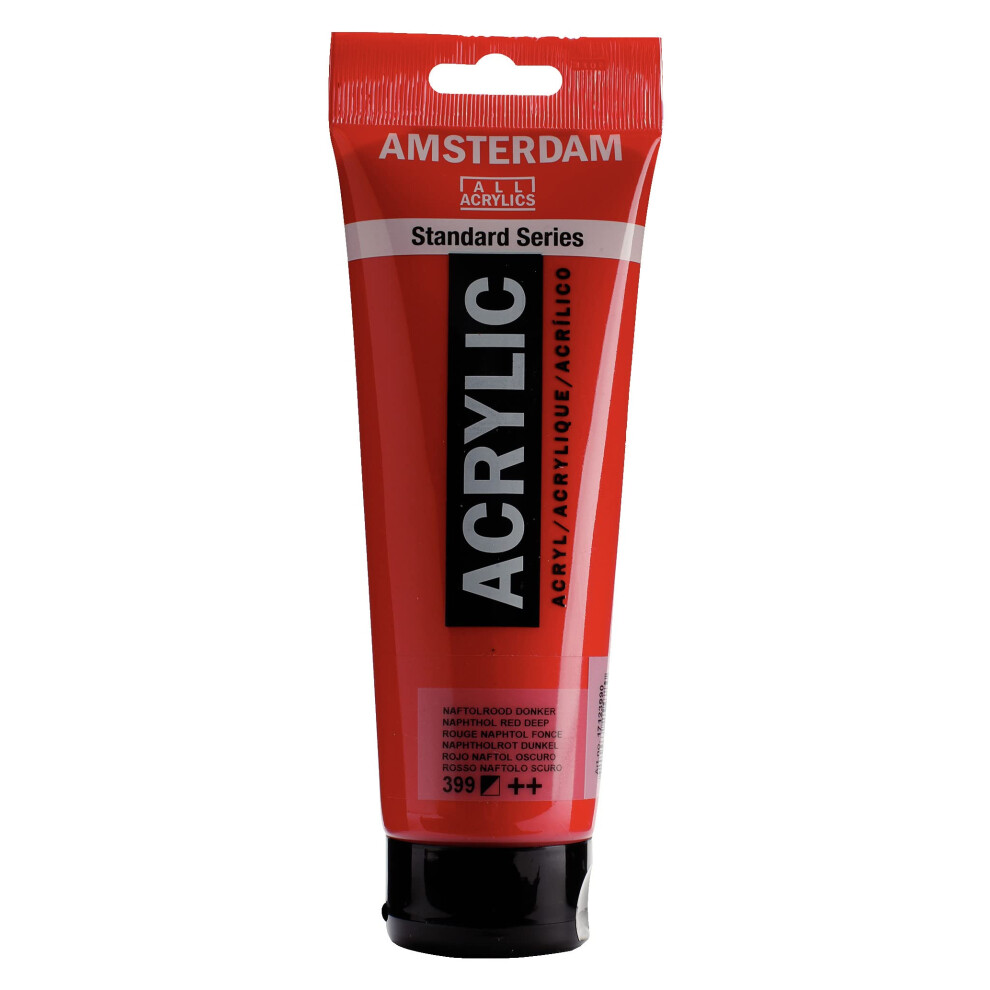 Amsterdam Tubo Acrilico Standard Series 250 Ml Rosso Naftolo Profondo 399 (17123990)-image