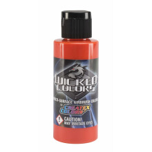 Tinta para Aerógrafo Wicked Colors 2 oz Cor: Laranja
