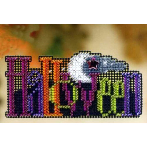 Halloween - koelkastmagneet - telpatroon