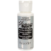 Barva DecoArt Glamour Dust 2-unce Ice Crystal Glitter Paint