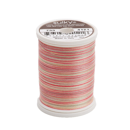 Sulky 733-4121 Blendables Thread for Sewing 500-Yard Rhubarb