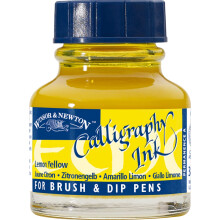 Winsor & Newton kalligrfiai tinta 30 ml (1 uncia) palack citromsrga