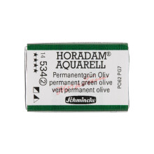 Schmincke 14534043 Akvarellpannor Permanent Grn Olive Helpanna