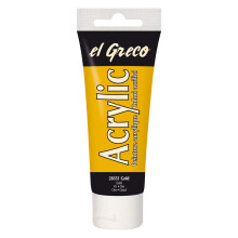 Kreul El Greco High Pigmented Acrylfarbe 75 ml Rhrchen Gold Nick Zutreffend