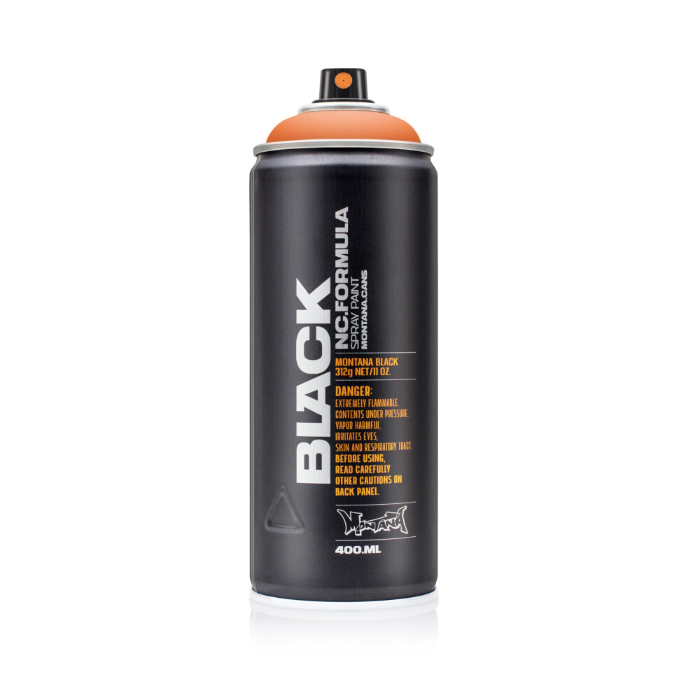 Bombe de peinture noire Montana Cans 400 ml Atoms Megablast (289965)