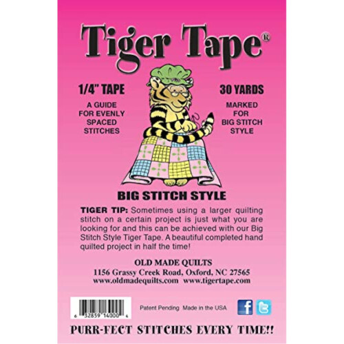 Tigertejp Storfodrad stygntejp 30 Yards Vit 1