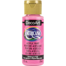 DecoArt DADA250-3 Darice Americana Tinta Acrílica, 2 oz, Rosa Chiclete