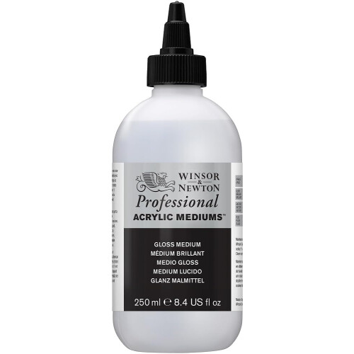 Winsor & Newton Professional Acrylic Medium Gloss Medium 250 ml (8,5 oz)