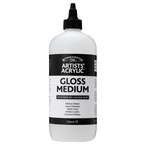 Winsor & Newton Professional Acrylic Medium Gloss Medium 250 ml (8,5 oz) 1