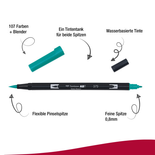 Pero Tombow s dvojit   m    tetcom ABT c. 373 (AB-T373) 1