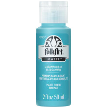 Tinta Acrílica FolkArt em Cores Variadas (60 ml), 513, Azul Cayman