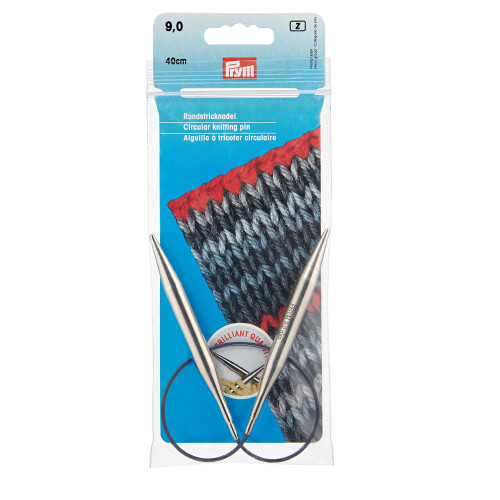 Prym Prym 16"""" rund messing strikkepinde 9mm