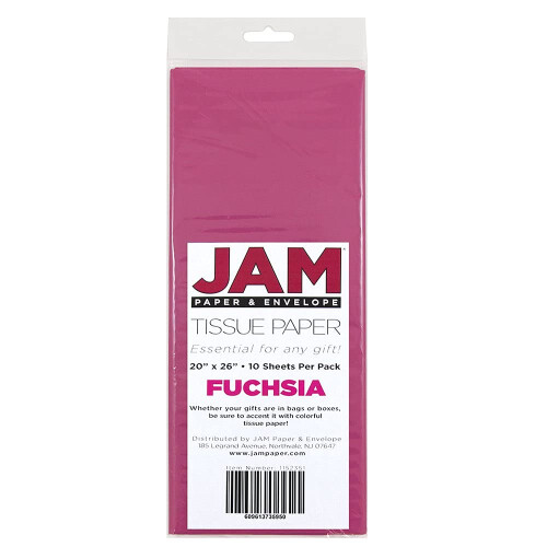 JAM PAPIR Tissue Papir - Fuchsia - 10 Ark/Pak 2