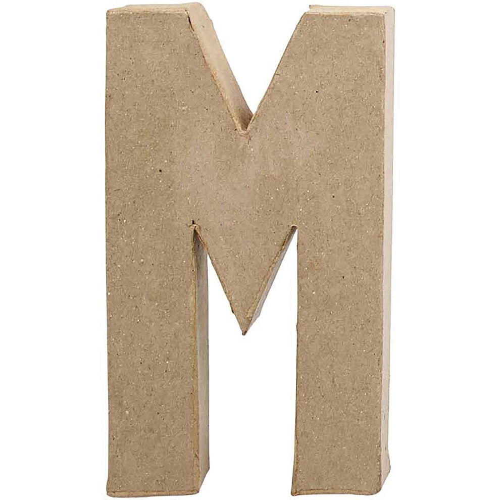 Creativ - Lettera "M" Di Cartapesta, 20,5 Cm-image