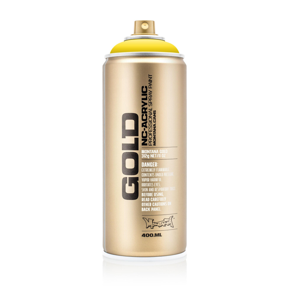 Bombe de peinture Montana GOLD, 400 ml, jaune clair, MXG-S1000, 400 ml (paquet de 1)