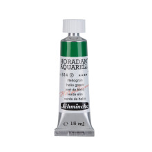 Schmincke - HORADAM AQUARELL - melhores aguarelas artísticas, verde helio - 15 ml