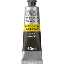 Winsor & Newton Galeria Tinta Acrílica, 60ml (2-oz) Tubo, Preto Lâmpada