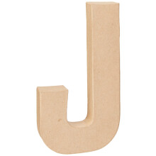 Creativ 20.5 cm 1-Piece Papier Mache Letter J