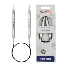 KnitPro Nova Fixed Circular Needle 32"""" (80cm) | US Size 17 (12mm)