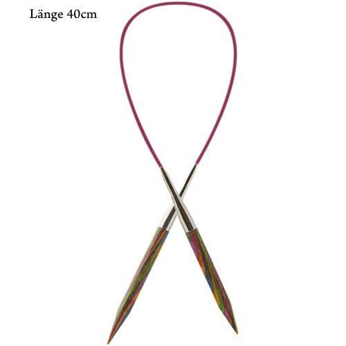 KNITPRO 40 cm x 7 mm Symfonie Fixed Circular Needles  Multi-Color 1