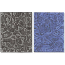 Sizzix Texture Fades A2 Prgefolder 2/Pkg-Retro Cirque von Tim Holtz
