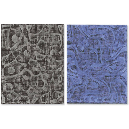 Sizzix Texture Fades A2 Prgefolder 2/Pkg-Retro Cirque von Tim Holtz