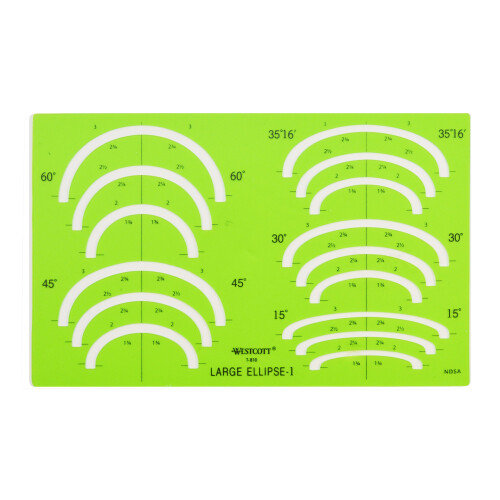 Westcott Large Elipse Template #1 (T-810)