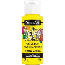 DecoArt Crafters akrylfrg 2-ounce solgul