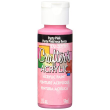 DecoArt Crafters akrylfrg 2-ounce Party Pink
