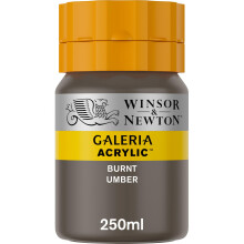 Winsor & Newton Galeria Tinta Acrílica, 250ml (8.4-oz) garrafa, Terra Queimada