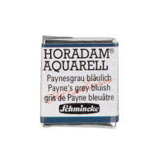 Schmincke - HORADAM AQUARELL - Tintas Acrílicas para Artistas, 787 Cinza Paynes Azulado, 14 787 044, 1/2 pan