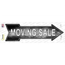 Smart Blonde A-683s-M Moving Sale Right Novelty Arrow Sticker Decal - Medium