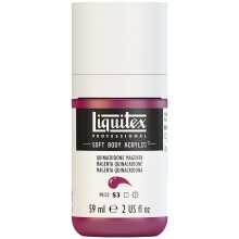 Tinta acrlica profissional para corpo macio Liquitex 59ml (2 onas) Garrafa Quinacridona Magenta