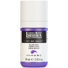 Tinta acrlica profissional para corpo macio Liquitex 59ml (2 onas) Garrafa Roxo Brilhante