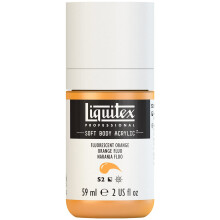 Tinta Acrílica Liquitex Profissional Soft Body, 59ml (2-oz), Laranja Fluorescente