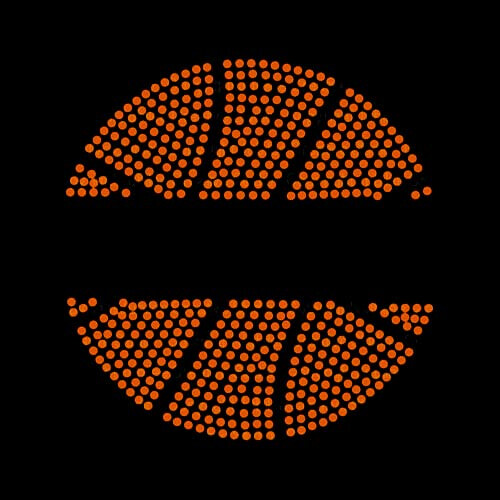Transfer de T-Shirt com Design de Basquetebol em Rhinestuds