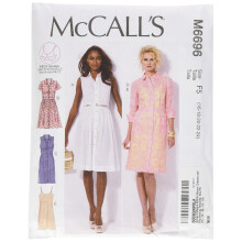 McCall's Patterns M6696 Misses' Dresses and Slip Sewing Template Size F5 (16-18-20-22-24)