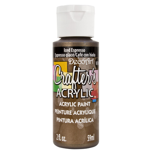 DecoArt Crafters akrylfrg 2-ounce ispresso