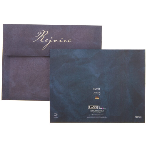 LANG - """"Rejoice"""" Cartes de Natal em caixa Arte de Susan Winget - 18 cartes com 19 envelopes - 5,38 x 6,88 polegadas 1