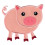 PatchMommy Pig Patch Stryk p/sy p - Applikationer fr barn Barn 1
