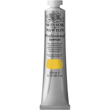 Tinta Acrílica Profissional Winsor & Newton, 200ml (6.75-oz) Tubo, Azo Amarelo Médio