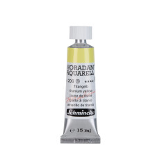 Schmincke - HORADAM AQUARELL - melhores aguarelas de artista, amarelo titânio - 15 ml