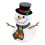 PatchMommy Boneco de Neve Patch Natal, Ferro/Sew On - Apliques para Crianças 1
