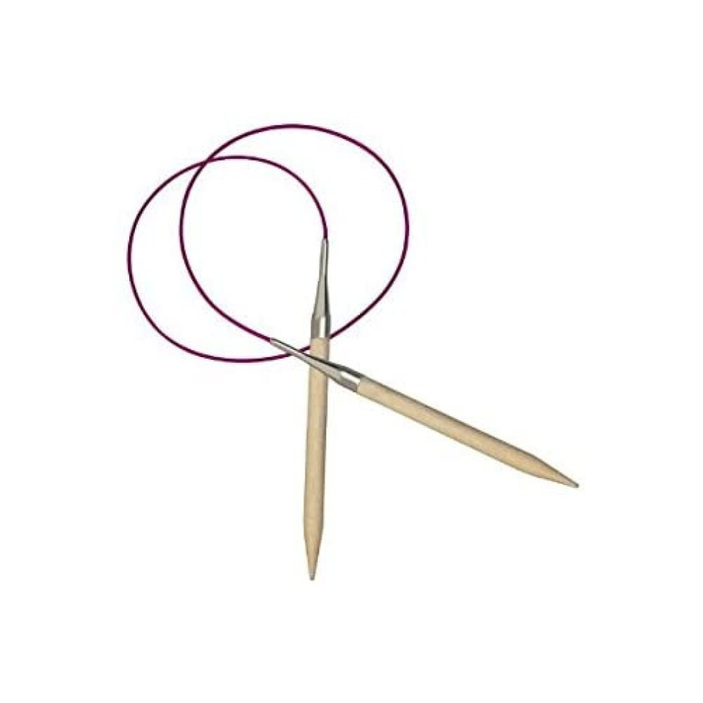 Knitpro Pro 150 Cm X 5 Mm Basix Betulla Fisso Ferri Da Calza Maglia-image