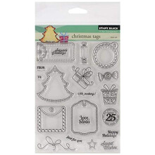 Penny Black Christmas Tags Transparante stempels