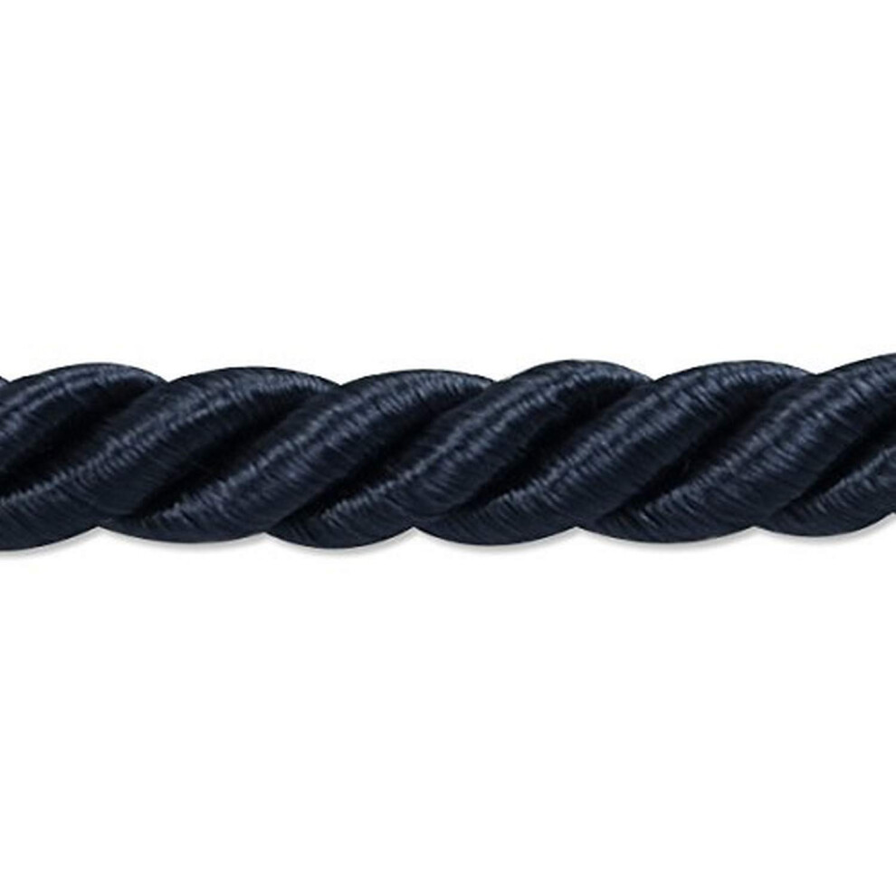Bes Tze Pro Yard, Rebekah, 1/4 Zoll, Gedrehte Kordelbesatzung, Marineblau (20 Yards Schnitt)-image