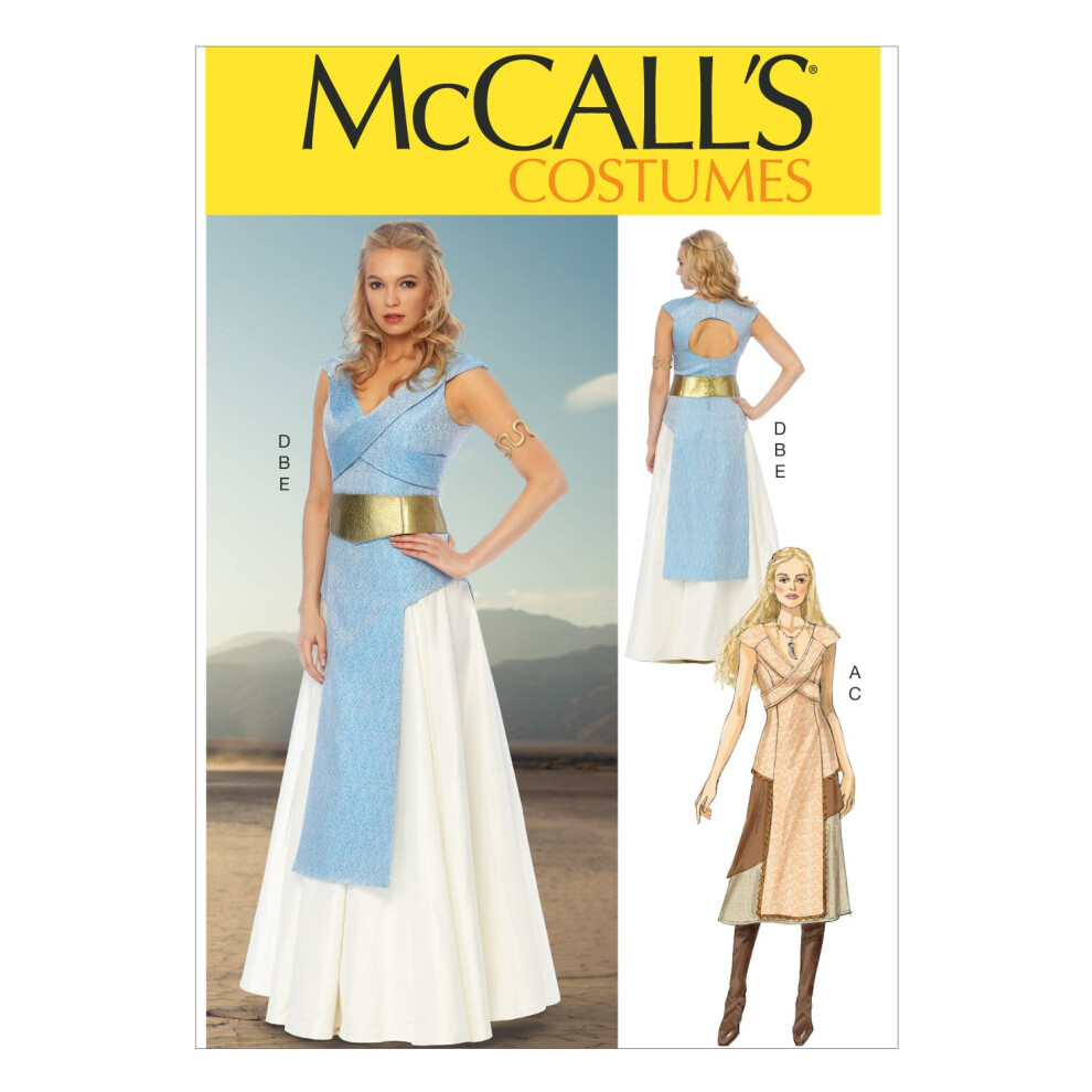 Mccall Pattern Company M6941 Damenoberteile, R Cke Und G Rtel, Gr E D5-image