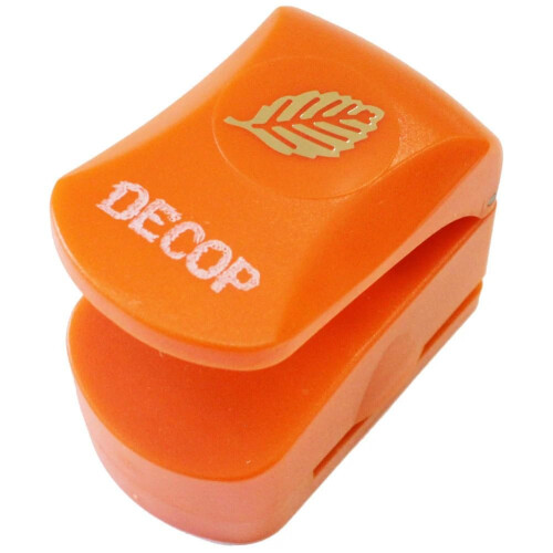 Paper Intelligence DECOP Craft Punch Pr?get Punch Leaf Small Orange