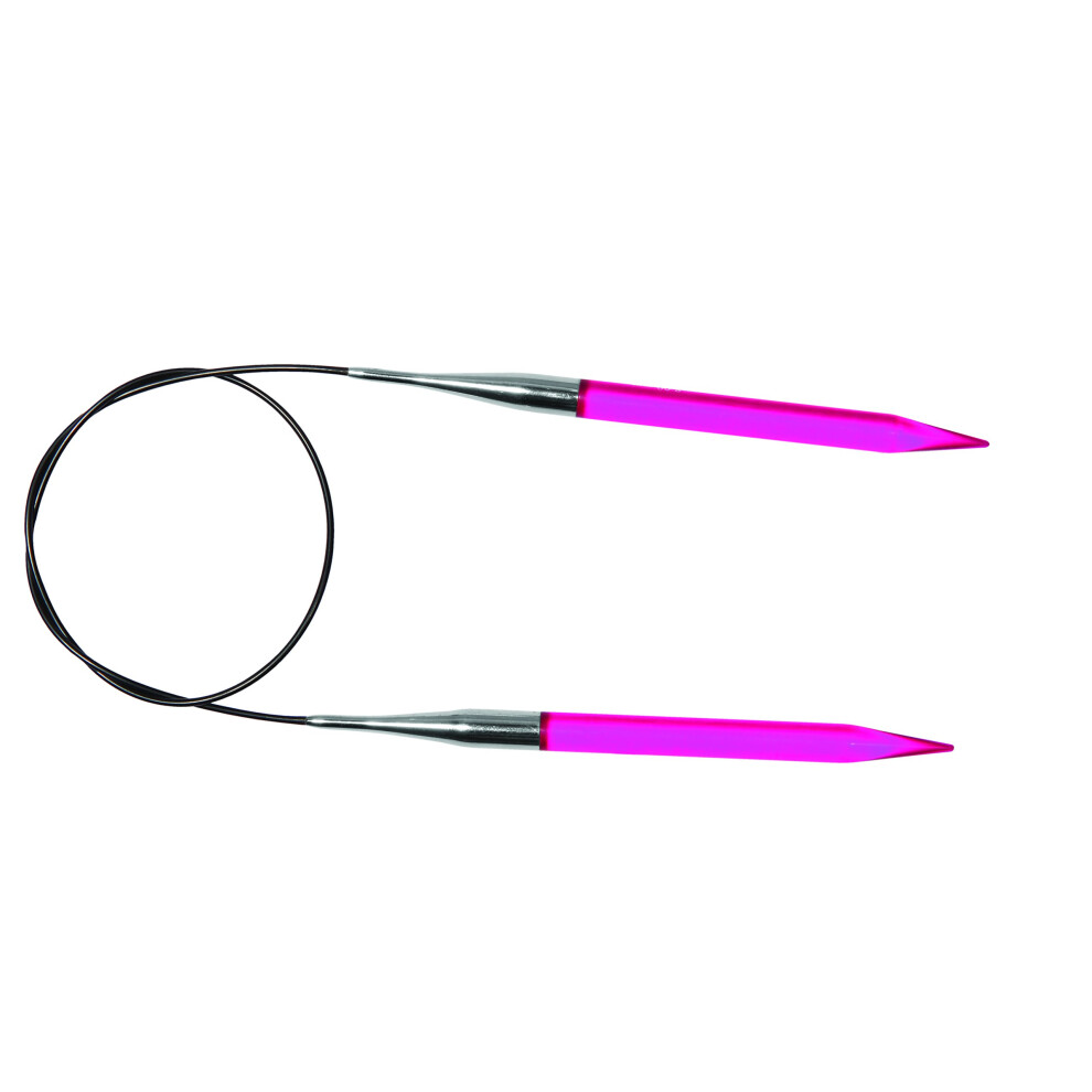 Knitpro Karbonz - Ferri Circolari Da Maglia, 100 Cm X 8 Mm, Fissi, Multicolore-image