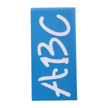 Westcott LetterCraft Stencil Angelina Script skrifttype 3-tommer tegn (15814)